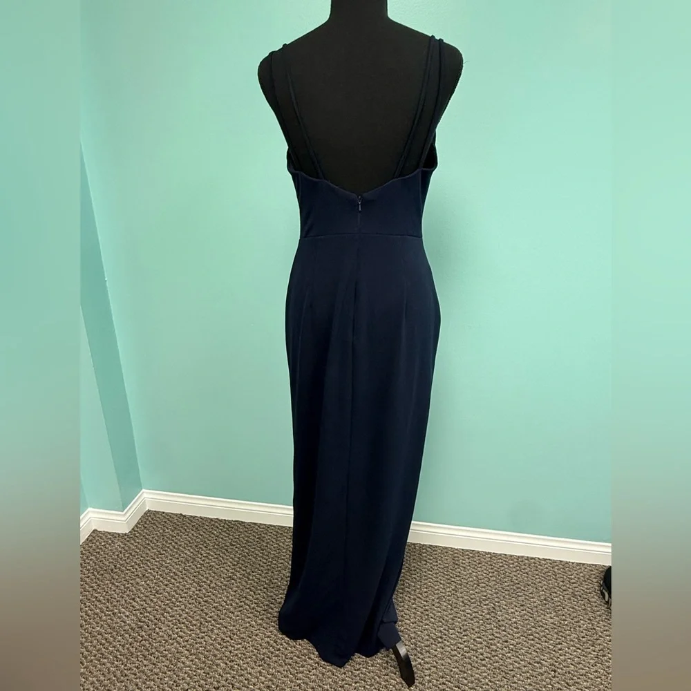 After six bridesmaids dress 6801 in midnight size s. - Picture 3 of 5